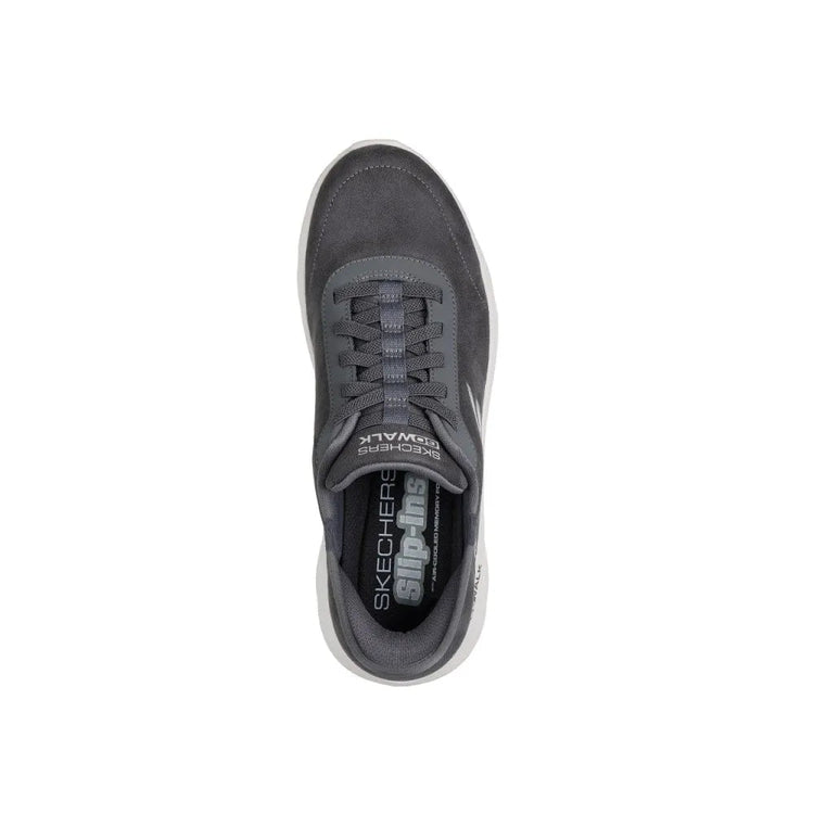 Skechers Go Walk Flex-mali Sneakers for Women, lightweight and comfortable grey design with flexible sole, ideal for casual wear and all-day comfort. PlatiNum