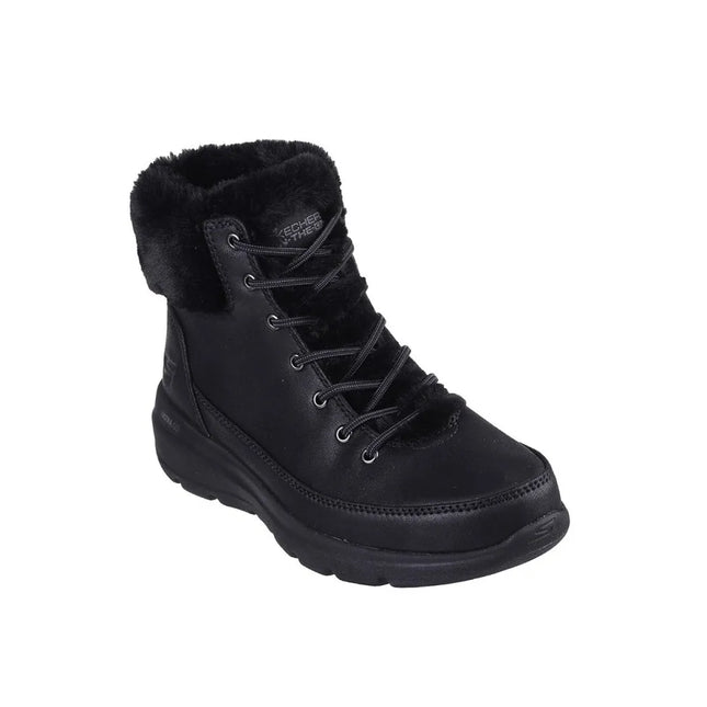 Skechers wonderland women's flat boots black-black