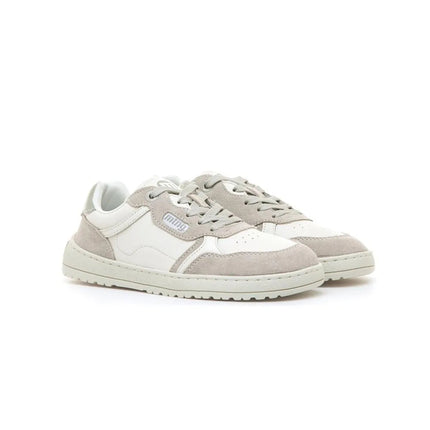 Barefoot Mustang 60950 Women's Beige Shoes, comfortable flat canvas sneakers with a non-slip sole, perfect for outdoor and casual wear. PlatiNum