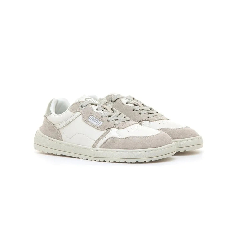Barefoot Mustang 60950 Women's Beige Shoes, comfortable flat canvas sneakers with a non-slip sole, perfect for outdoor and casual wear. PlatiNum