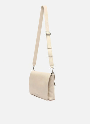 Borsa a spalla Misako Nesqui-1 con patta e dettagli metallizzati ED. Borse da donna