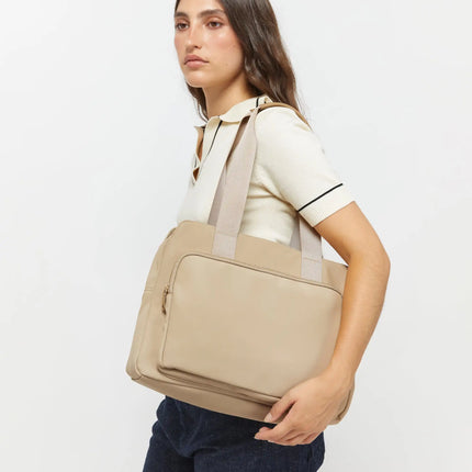 Borsa per computer stile shopper Misako Yasu da 13,3 pollici con tracolla rimovibile Work