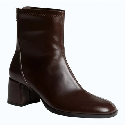 Corina retro ankle boot with zipper heel 11822