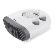 Jocca 2000w portable electric heater with thermostat, heat and fan function, fast and uniform heat, low consumption, non-slip feet, automatic shutdown, indicator light, ideal for maintaining a stable temperature in any room.