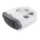 Jocca 2000w portable electric heater with thermostat, heat and fan function, fast and uniform heat, low consumption, non-slip feet, automatic shutdown, indicator light, ideal for maintaining a stable temperature in any room.