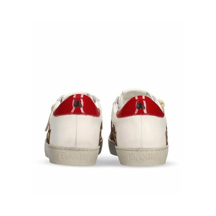 Bibi Lou 100136 Sneakers for Women in White, comfortable lace-up footwear with a versatile design perfect for casual and outdoor use. PlatiNum