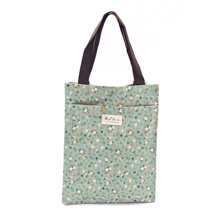 Borse da giardino Borsa da giardino piccola impermeabile da giardino con fiori - Varietà di stampe - Resina di cotone - 30 cm x 24 cm x 13 15 cm