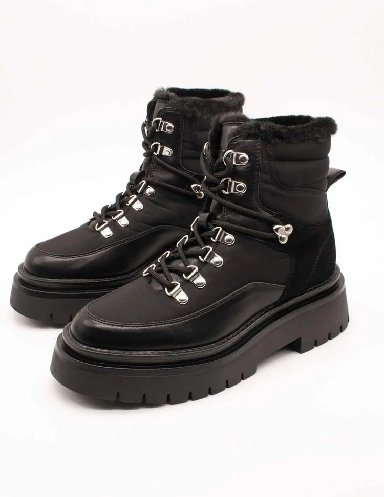 Pepe jeans ankle boot pls50498-999 queen ice black for women