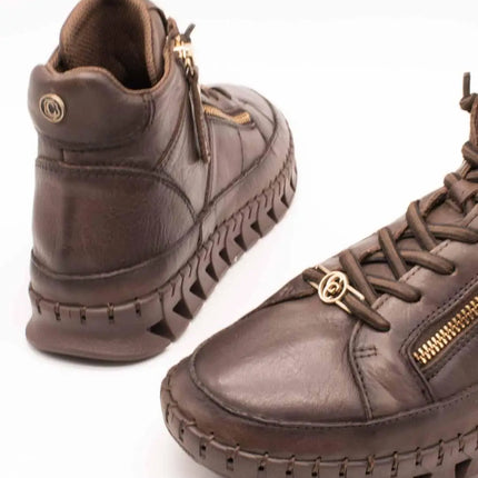 Carmela ankle boot 162708-04 brown leather for women
