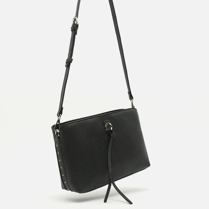 Borsa a tracolla piccola Misako Engri con dettagli metallici Money Pocket