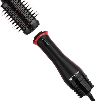 Revlon One-Step Detachable Hair Dryer and Volumizer RVDR5298E, with titanium ceramic coating, nylon bristles, ionic technology, 4 heat settings, reduces frizz, ergonomic handle for better styling control, perfect for all hair