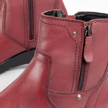 Casual leather ankle boot for women. Butterfly bottilina3 99470