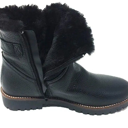 Ankle boots/boots/nival/women/leather/textile lining