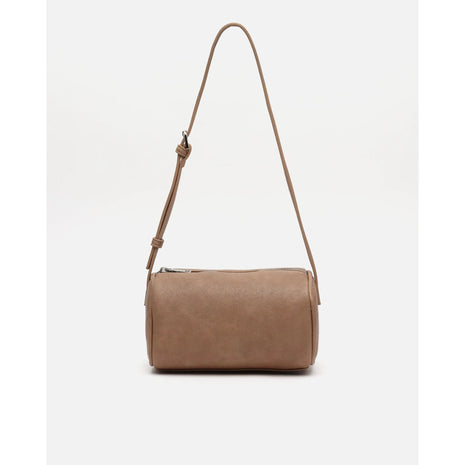 Borsa a Spalla Mini Luma Beige: Compatta, Leggera e Versatile per l'Uso Quotidiano, Design Moderno 100% Poliuretano, Eleva il Tuo Stile Urbano con Comfort e Funzionalità