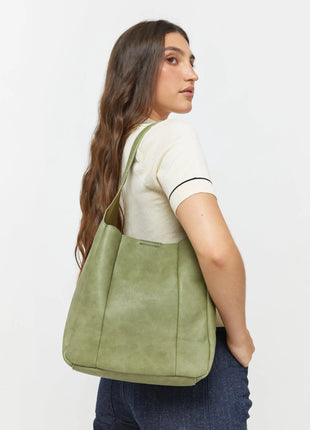 Borsa hobo media Misako Giselina con beauty case interno rimovibile - Borse da donna