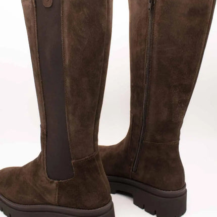 Tamaris women's boot 25608-41-347 mocca suede