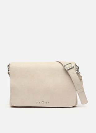 Borsa a spalla Misako Nesqui-1 con patta e dettagli metallizzati ED. Borse da donna