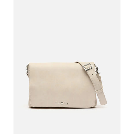 Borsa a spalla Misako Nesqui-1 con patta e dettagli metallizzati ED. Borse da donna