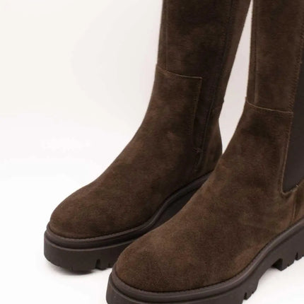 Tamaris women's boot 25608-41-347 mocca suede
