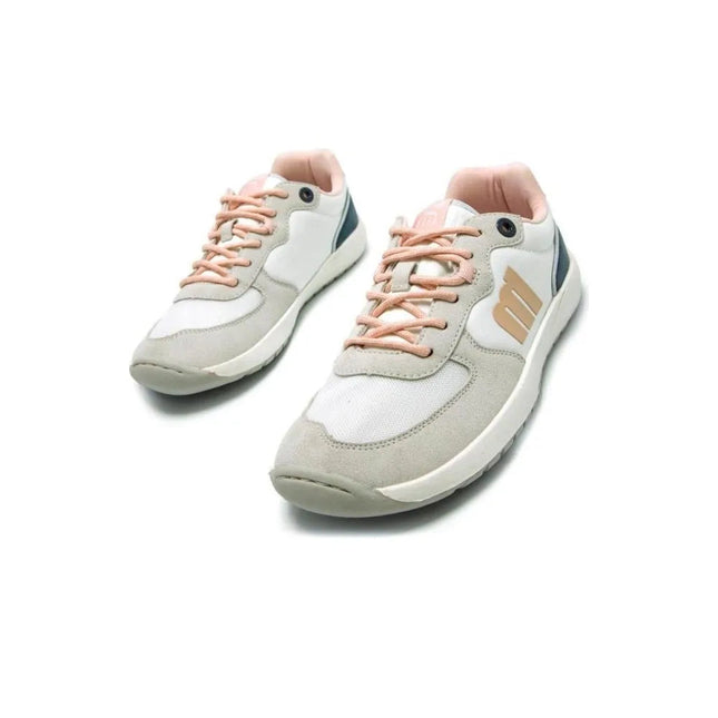 Mustang Barefoot 60857 - Women's Comfortable Grey Sneakers with Textile Upper, Lace-Up Closure, and Non-Slip Rubber Sole for Breathability and Everyday Wear. Ideal Casual Footwear for All Seasons. PlatiNum