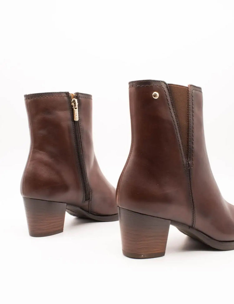Pikolinos w0e-8628 zamora mahogany ankle boot for women