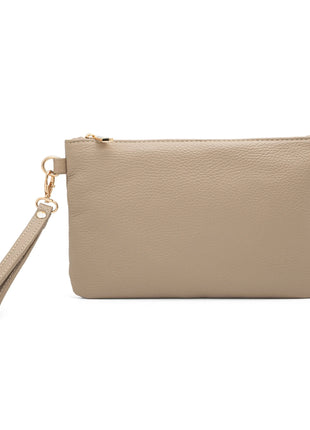 Pochette da Donna in Vera Pelle Made in Italy Mini Borsa a Mano con Tracolla e Bracciale - Mya di Mauro Pelletteria