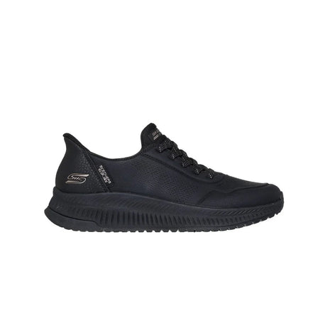 Skechers Bobs Squad 4 Women's Sneakers in Black - Comfortable and lightweight urban shoes with superior cushioning and a secure fit, perfect for casual and daily looks. PlatiNum