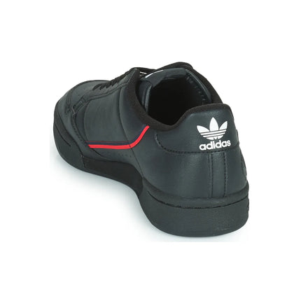 Adidas Continental 80 Vegan - Scarpe da ginnastica basse per donna e uomo in nero - Scarpe da ginnastica Adidas nere per passeggiate e uso quotidiano per adulti e junior