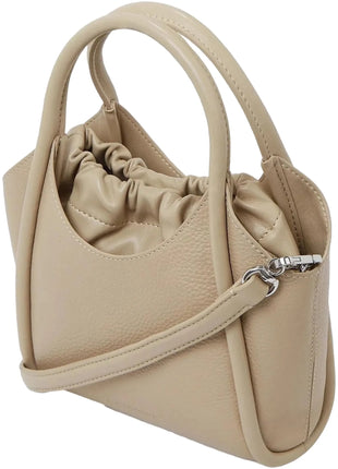KARL LAGERFELD Mini Tote Bag K/Autograph con toppa beige