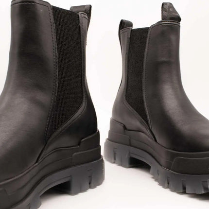 Women's buffalo aspha chelsea mid black boot