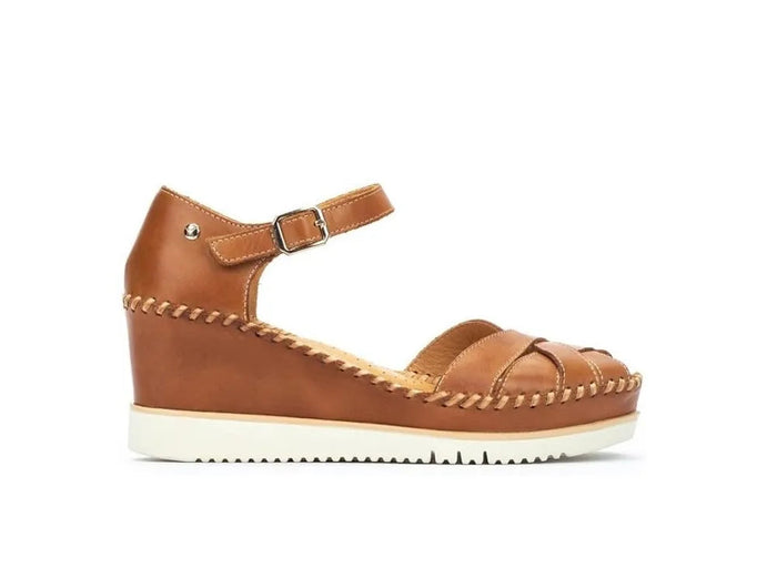Pikolinos esparto wedges w3z-1840 women leather PlatiNum