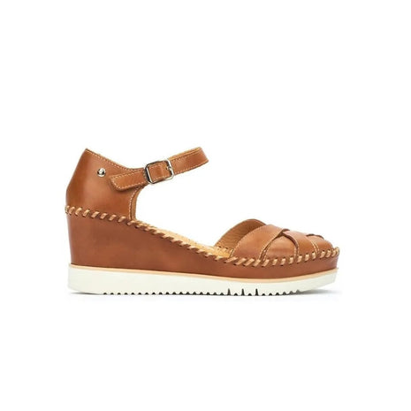 Pikolinos esparto wedges w3z-1840 women leather PlatiNum