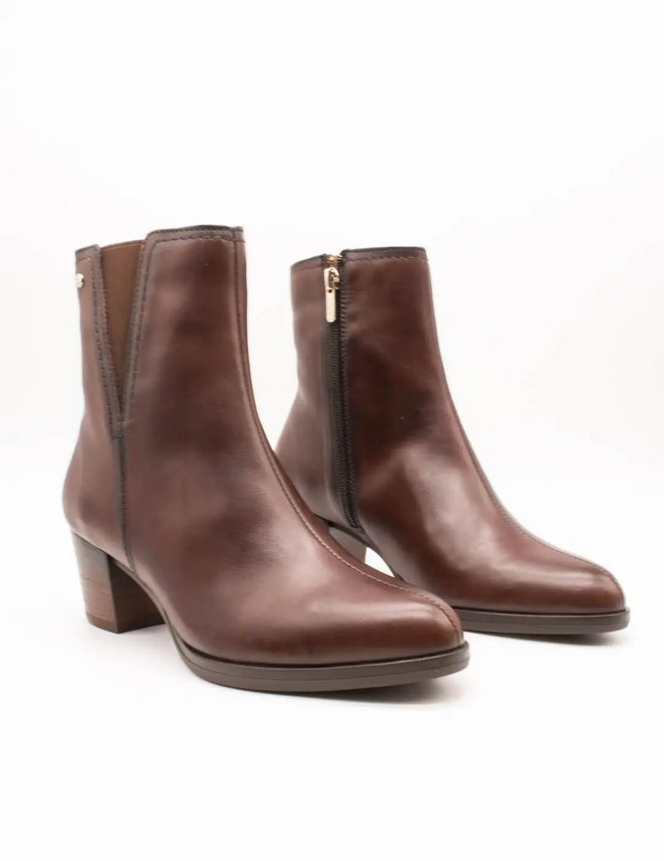 Pikolinos w0e-8628 zamora mahogany ankle boot for women