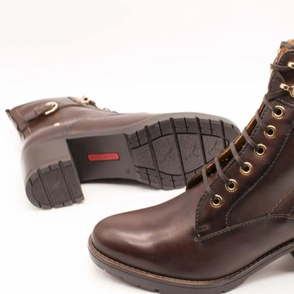 Pikolinos ankle boot w7h-8510 llanes mahogany for women