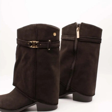 Carmela boot 164328-03 brown suede for women