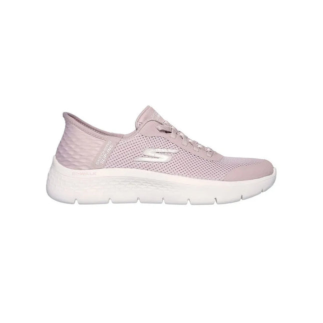 Skechers Sneakers 124836 Women Pink - Comfortable ergonomic design with lightweight mesh for breathability and a secure fit, perfect for casual outfits and all-day wear. PlatiNum
