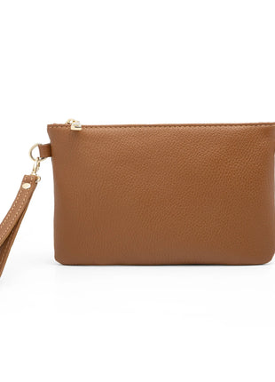 Pochette da Donna in Vera Pelle Made in Italy Mini Borsa a Mano con Tracolla e Bracciale - Mya di Mauro Pelletteria