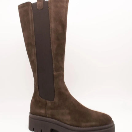 Tamaris women's boot 25608-41-347 mocca suede