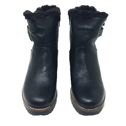 Ankle boots/boots/nival/women/leather/textile lining
