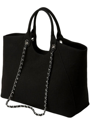 Borsa shopper Rue St-Guillaume KARL LAGERFELD con catena nera