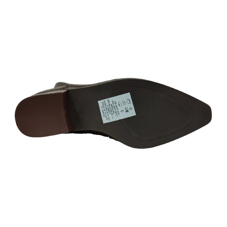 Women's high top country boots – fine toe & comfortable heel. Hd brand.