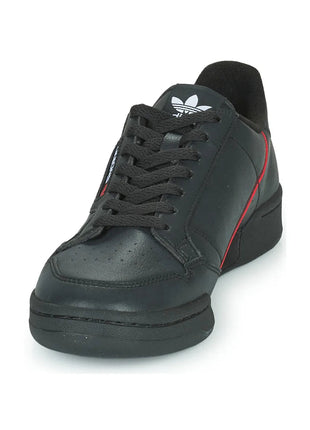 Adidas continental 80 vegan - low-top sneakers for women and men in black - black adidas sneakers for walking and daily use for adults and juniors PlatiNum