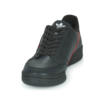 Adidas Continental 80 Vegan - Scarpe da ginnastica basse per donna e uomo in nero - Scarpe da ginnastica Adidas nere per passeggiate e uso quotidiano per adulti e junior