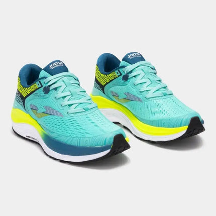 Joma Fenix Men 2527 Aqua Green Running Shoes for Men, lightweight and breathable with excellent cushioning, ideal for training and daily use, perfect choice for stylish performance in running. PlatiNum
