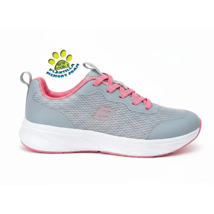 Breathable Sports Sneakers for Women with Double Memory Foam – Special Wide Fit, Lightweight and Comfortable for Daily Wear, Walking, and Work. Perfect cushioning and ventilation make them ideal running shoes. PlatiNum