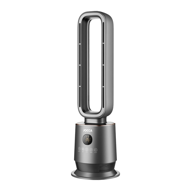 Jocca Stufa Senza Pale 2000W con Tecnologia PTC, Termostato Digitale e Telecomando