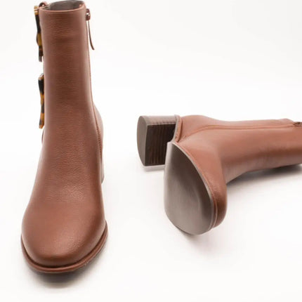 Noa harmon ankle boot 010048-0050 solene brown for women