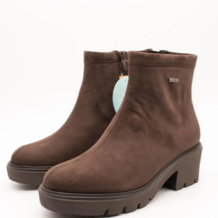Viguera women's boot 8441 lycra suede hydro mocha