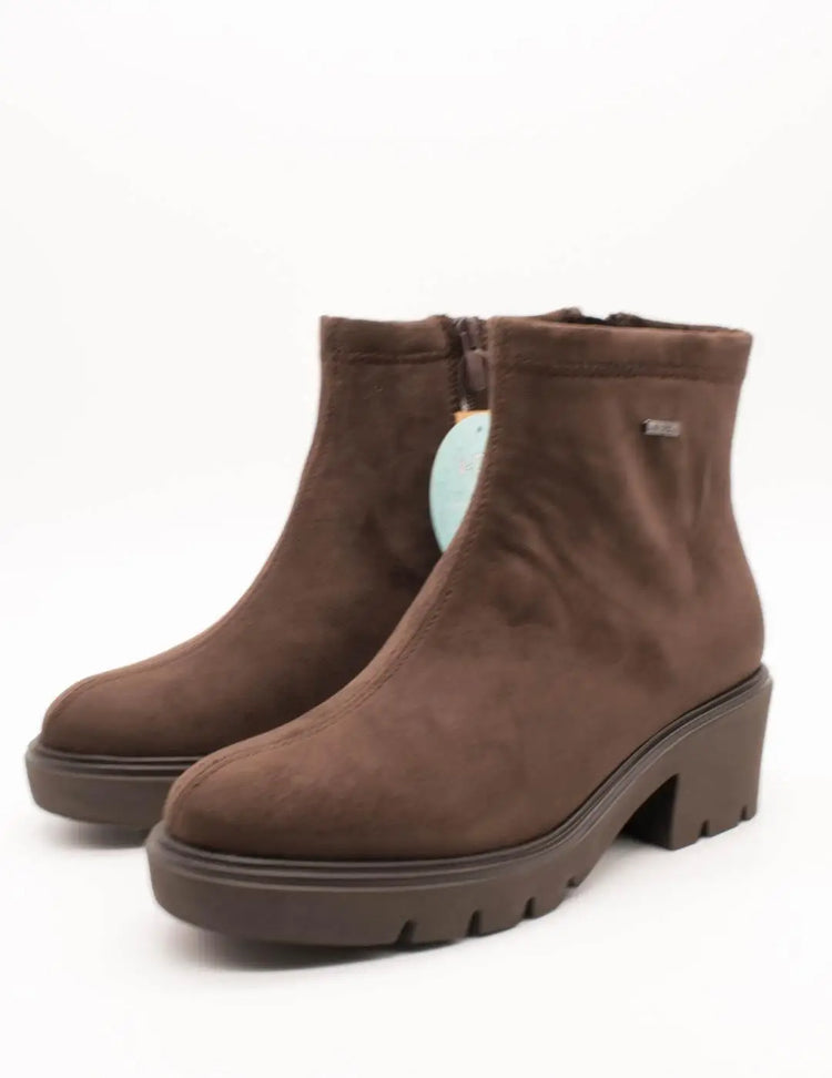 Viguera women's boot 8441 lycra suede hydro mocha