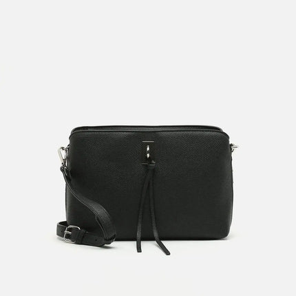 Borsa a tracolla piccola Misako Engri con dettagli metallici Money Pocket